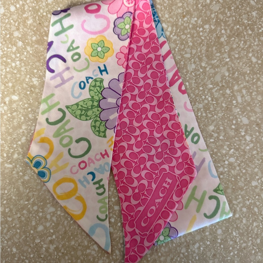 Coach Floral Scarf